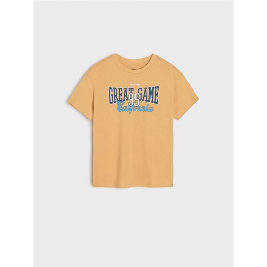 Sinsay - Koszulka - kremowy ze sklepu Sinsay w kategorii T-shirty chłopięce - zdjęcie 170272210