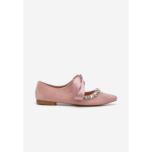 Różowe eleganckie baleriny Lucille Zapatos 41 Zapatos