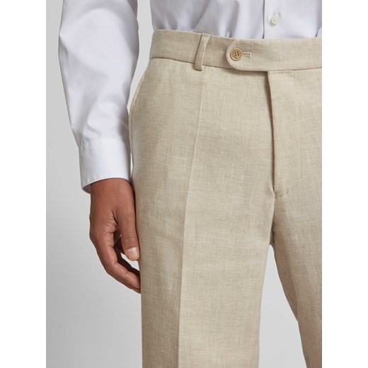 Spodnie do garnituru o kroju slim fit w kant model ‘Shiver’ Carl Gross 26 Peek&Cloppenburg 