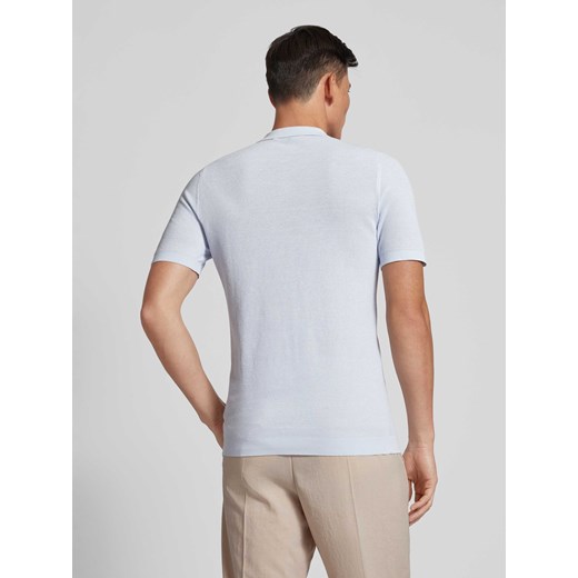 Koszulka polo o kroju slim fit z fakturowanym wzorem model ‘Triton’ Drykorn XXL Peek&Cloppenburg 