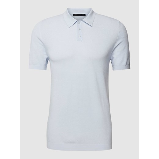 Koszulka polo o kroju slim fit z fakturowanym wzorem model ‘Triton’ Drykorn XL Peek&Cloppenburg 