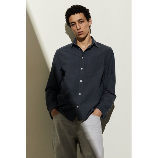 H & M - Koszula oksfordzka Regular Fit - Niebieski ze sklepu H&M w kategorii Koszule męskie - zdjęcie 170274172