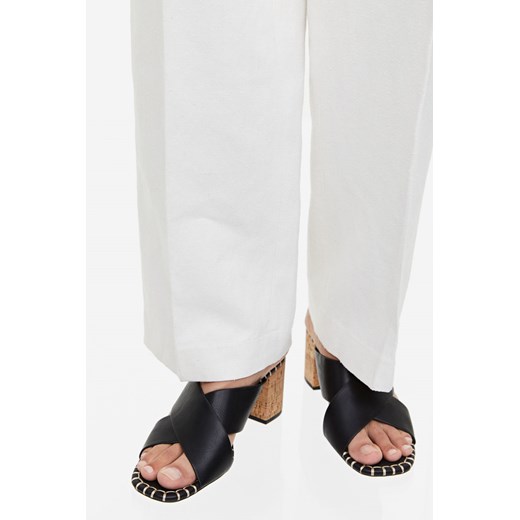 H & M - Klapki na obcasie - Czarny H & M 37 H&M
