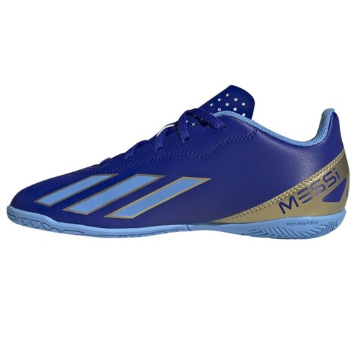 Buty adidas X Crazyfast Club Messi Jr In IE8667 niebieskie ze sklepu ButyModne.pl w kategorii Buty sportowe dziecięce - zdjęcie 170274582