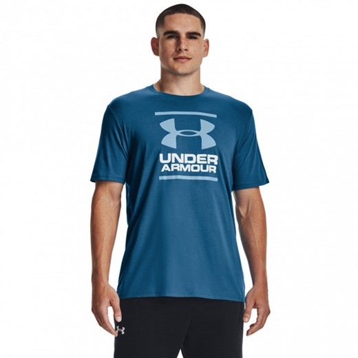 Męski t-shirt z nadrukiem Under Armour GL Foundation SS T - niebieski Under Armour XS Sportstylestory.com promocja