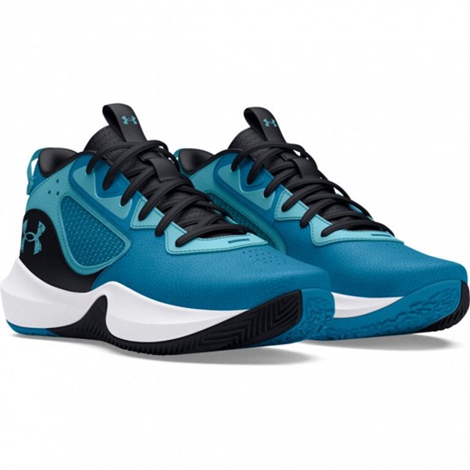 Buty do koszykówki uniseks Under Armour UA Lockdown 6 - niebieskie ze sklepu Sportstylestory.com w kategorii Buty sportowe męskie - zdjęcie 170278711