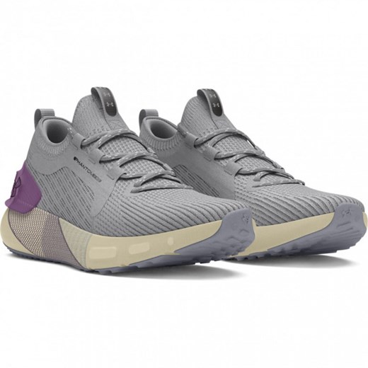 Damskie buty do biegania Under Armour UA W HOVR Phantom 3 SE - szare ze sklepu Sportstylestory.com w kategorii Buty sportowe damskie - zdjęcie 170279130