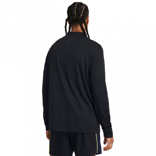 Męski longsleeve treningowy Under Armour Vanish Elite Seamless 1/4 Zip - zielony ze sklepu Sportstylestory.com w kategorii T-shirty męskie - zdjęcie 170279881