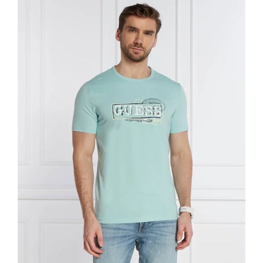 GUESS T-shirt | Slim Fit ze sklepu Gomez Fashion Store w kategorii T-shirty męskie - zdjęcie 170281630