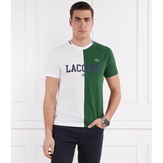 Lacoste t-shirt męski z napisami