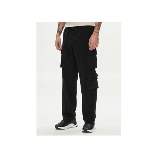 Jack&Jones Spodnie materiałowe Karl 12253626 Czarny Loose Fit ze sklepu MODIVO w kategorii Spodnie męskie - zdjęcie 170283503