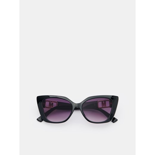 Mohito - Okulary przeciwsłoneczne cat eye - czarny ze sklepu Mohito w kategorii Okulary przeciwsłoneczne damskie - zdjęcie 170285800