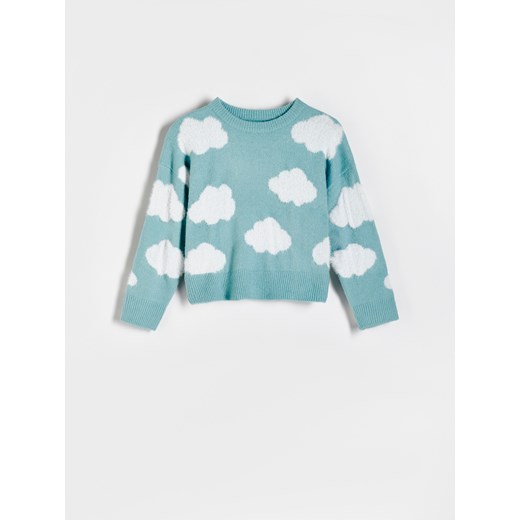 Reserved - Wzorzysty sweter - wielobarwny ze sklepu Reserved w kategorii Swetry dziewczęce - zdjęcie 170288212