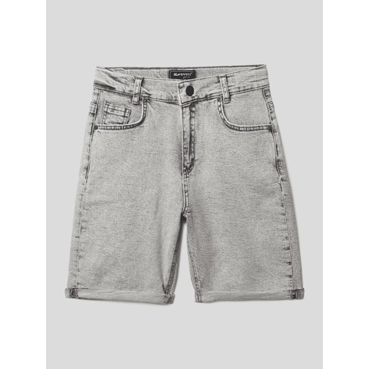 Szorty jeansowe z efektem znoszenia ze sklepu Peek&Cloppenburg  w kategorii Spodenki chłopięce - zdjęcie 170289491