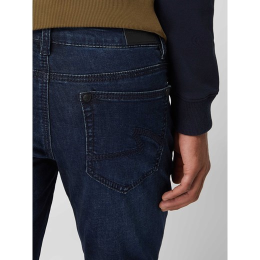 Jeansy o kroju straight fit z dodatkiem streczu model ‘Markus’ 31/34 wyprzedaż Peek&Cloppenburg 
