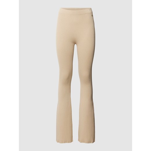 Spodnie materiałowe z efektem prążkowania ze sklepu Peek&Cloppenburg  w kategorii Spodnie damskie - zdjęcie 170291373