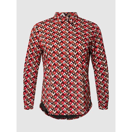 Bluzka ze wzorem na całej powierzchni model ‘ZAGARA’ ze sklepu Peek&Cloppenburg  w kategorii Koszule damskie - zdjęcie 170291614