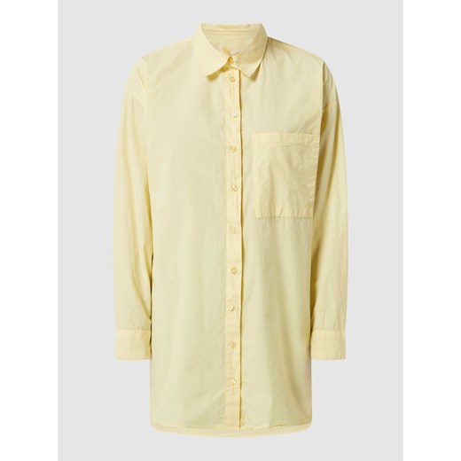Długa bluzka z bawełny ze sklepu Peek&Cloppenburg  w kategorii Koszule damskie - zdjęcie 170291731