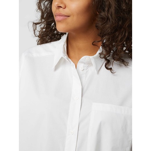 Bluzka koszulowa z bawełny ekologicznej model ‘Lucalis’ Minimum 34 promocja Peek&Cloppenburg 