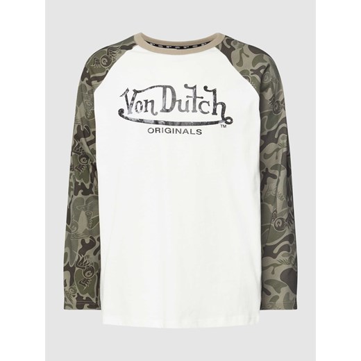 T-shirt z raglanowymi rękawami model ‘LANE’ ze sklepu Peek&Cloppenburg  w kategorii T-shirty męskie - zdjęcie 170293554