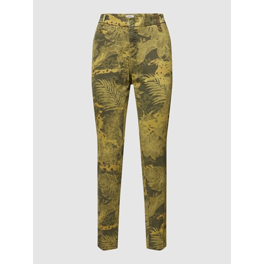 Spodnie ze wzorem na całej powierzchni model ‘JACQUELINE’ ze sklepu Peek&Cloppenburg  w kategorii Spodnie damskie - zdjęcie 170293622