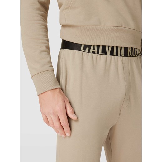 Spodnie sportowe z paskiem z logo model ‘JOGGER’ Calvin Klein Underwear XL Peek&Cloppenburg  okazyjna cena