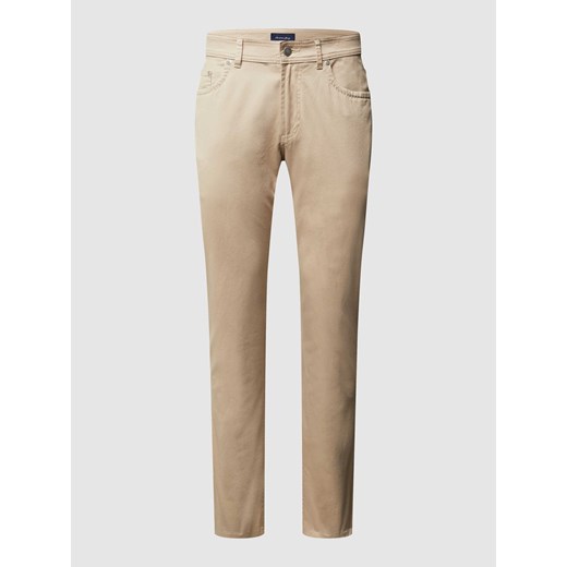 Spodnie o prostym kroju z dodatkiem streczu ze sklepu Peek&Cloppenburg  w kategorii Spodnie męskie - zdjęcie 170294631