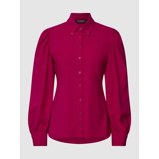 Bluzka z bufiastymi rękawami model ‘Doris’ ze sklepu Peek&Cloppenburg  w kategorii Koszule damskie - zdjęcie 170295354