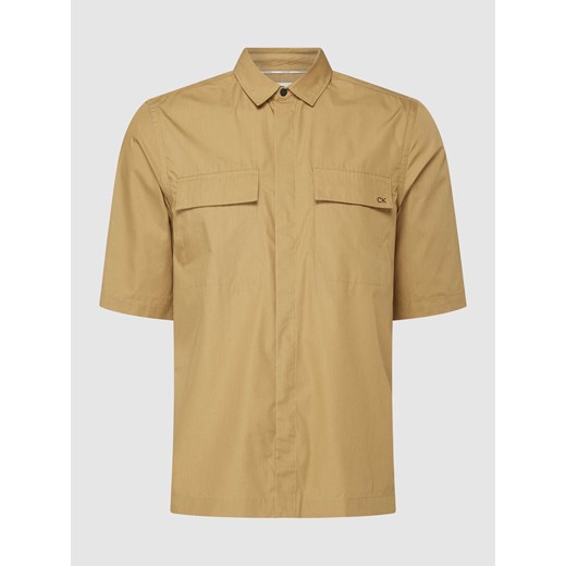 Koszula casualowa o kroju regular fit z dodatkiem bawełny ze sklepu Peek&Cloppenburg  w kategorii Koszule męskie - zdjęcie 170295390