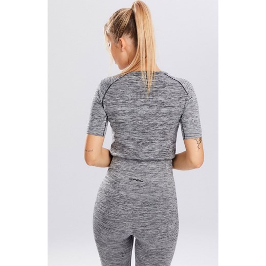 Legginsy melange sportowe w kolorze szarym, Kolor szary melanż, Rozmiar S, Spaio ze sklepu Intymna w kategorii Spodnie damskie - zdjęcie 170295570