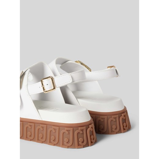 Sandały skórzane z detalem z logo model ‘LOVELY’ Liu Jo 39 Peek&Cloppenburg 