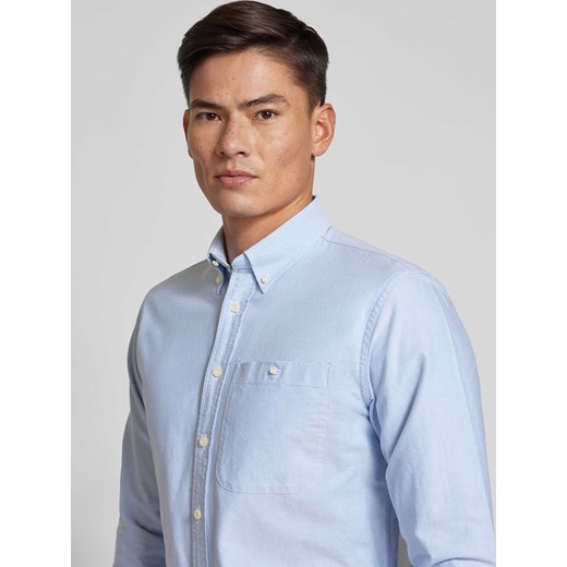 Koszula biznesowa o kroju Slim Fit z kołnierzykiem typu button down Profuomo L wyprzedaż Peek&Cloppenburg 