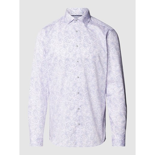 Koszula biznesowa o kroju slim fit ze wzorem paisley Eterna 40 Peek&Cloppenburg 