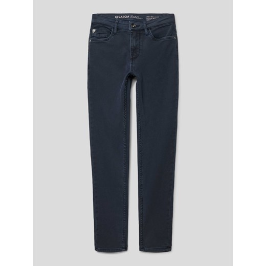 Jeansy o kroju slim fit z naszywką z logo ze sklepu Peek&Cloppenburg  w kategorii Spodnie chłopięce - zdjęcie 170302284