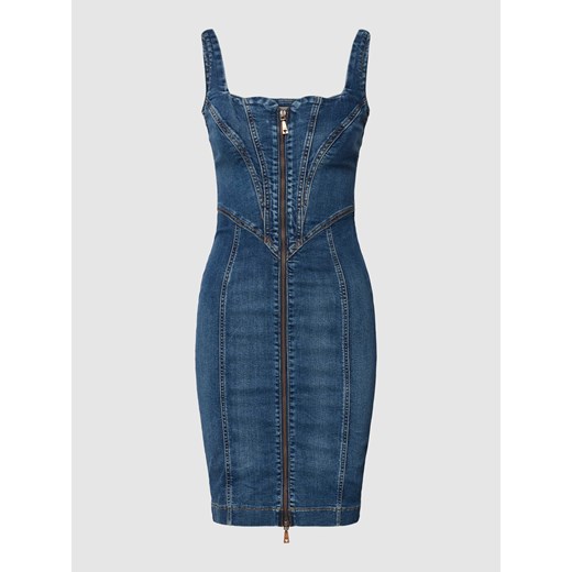 Sukienka jeansowa z zamkiem błyskawicznym model ‘LILAMOR’ ze sklepu Peek&Cloppenburg  w kategorii Sukienki - zdjęcie 170302454