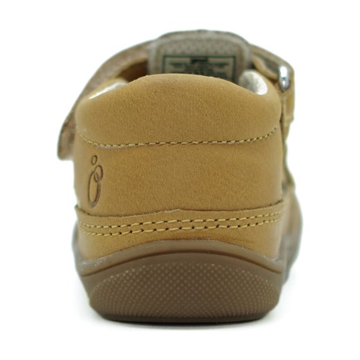 lamino Skórzane półsandały w kolorze khaki Lamino 25 promocja Limango Polska