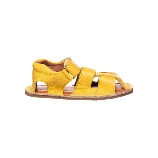lamino Skórzane sandały w kolorze żółtym do chodzenia na boso Lamino 27 Limango Polska okazja