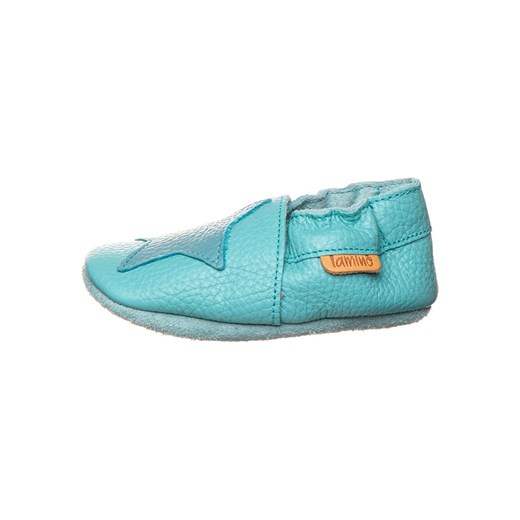 lamino Skórzane buty w kolorze błękitnym do raczkowania ze sklepu Limango Polska w kategorii Buciki niemowlęce - zdjęcie 170303414