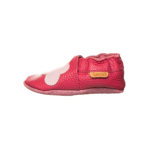 lamino Skórzane buty w kolorze różowym do raczkowania ze sklepu Limango Polska w kategorii Buciki niemowlęce - zdjęcie 170303424