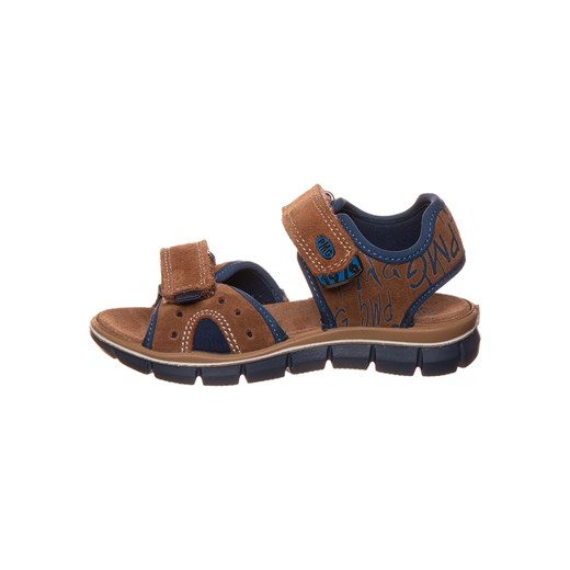 Primigi Skórzane sandały w kolorze brązowym ze sklepu Limango Polska w kategorii Sandały dziecięce - zdjęcie 170303822