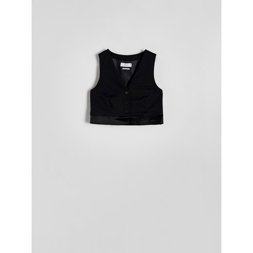 Reserved - Krótka kamizelka - czarny Reserved XXL Reserved