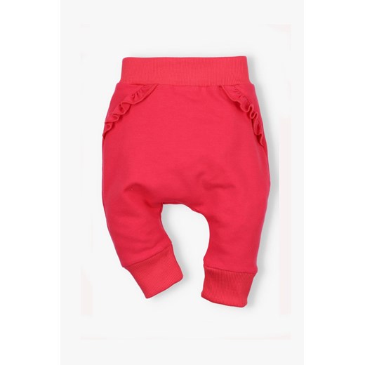 Spodnie dresowe z bawełny organicznej dla dziewczynki ze sklepu 5.10.15 w kategorii Spodnie i półśpiochy - zdjęcie 170306491