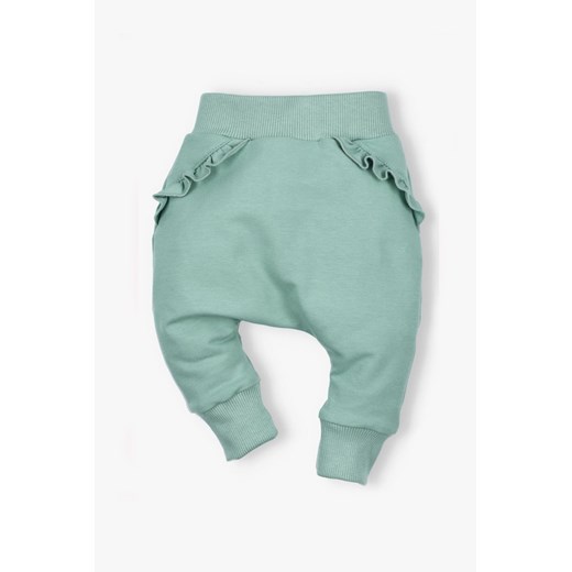 Spodnie dresowe z bawełny organicznej dla dziewczynki ze sklepu 5.10.15 w kategorii Spodnie i półśpiochy - zdjęcie 170306494