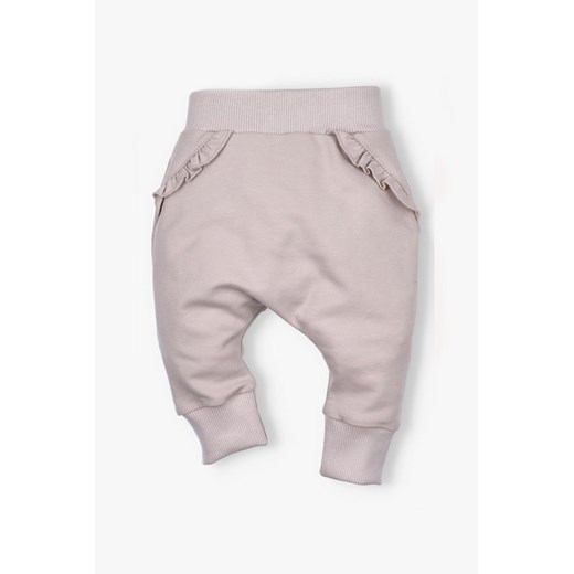 Spodnie dresowe z bawełny organicznej dla dziewczynki ze sklepu 5.10.15 w kategorii Spodnie i półśpiochy - zdjęcie 170306500