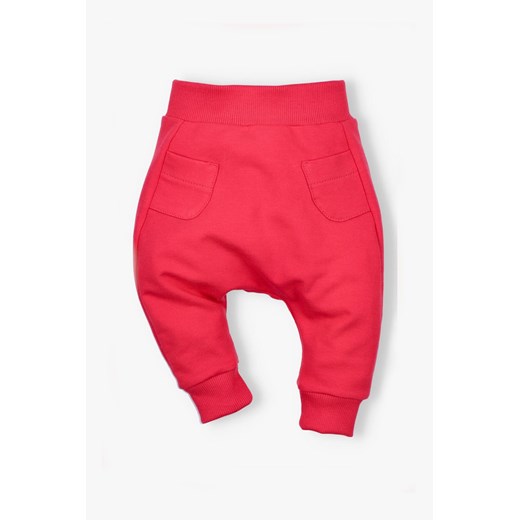 Spodnie dresowe z bawełny organicznej dla dziewczynki ze sklepu 5.10.15 w kategorii Spodnie i półśpiochy - zdjęcie 170306514