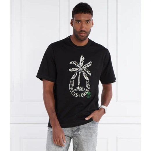 Dolce & Gabbana T-shirt | Regular Fit ze sklepu Gomez Fashion Store w kategorii T-shirty męskie - zdjęcie 170306534