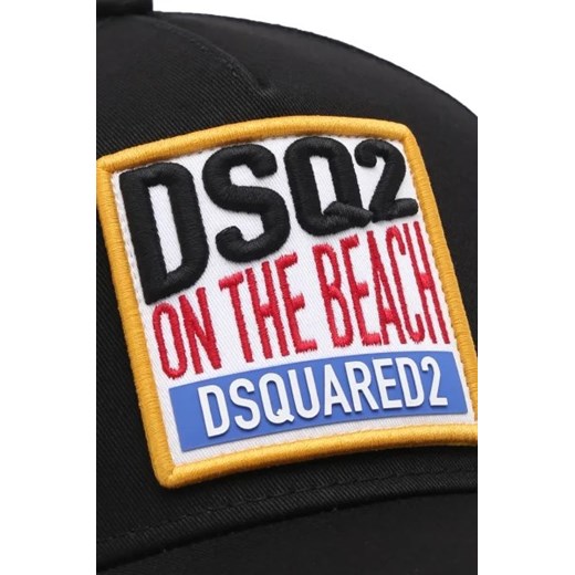 Dsquared2 czapka z daszkiem damska czarne 