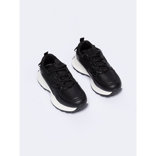 Sneakersy damskie czarne NN274A106 906 ze sklepu Big Star w kategorii Buty sportowe damskie - zdjęcie 170306800