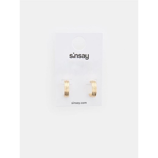 Sinsay - Kolczyki - złoty Sinsay Jeden rozmiar Sinsay