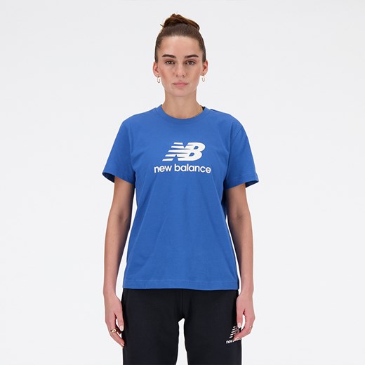Koszulka damska New Balance WT41502BEU – niebieska ze sklepu New Balance Poland w kategorii Bluzki damskie - zdjęcie 170310173